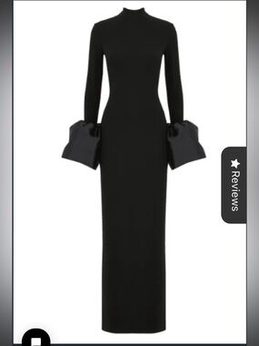 Black maxi bandage dress brand new never worn size small